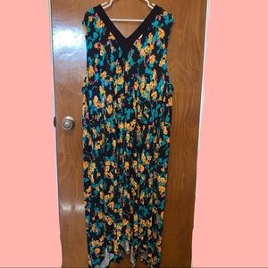 Floor length sleeveless dress